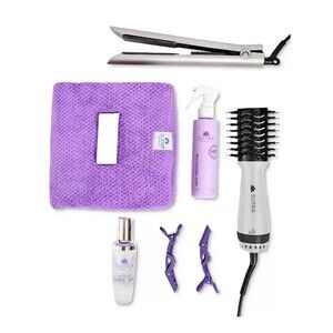 Sutra Limited Edition 7 Pc Styler Bundle Set Blowout Brush Flat Iron Serum Towel